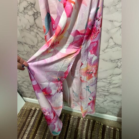 Tahari ASL Sleeveless Faux Wrapped Prom Dress - Picture 6 of 13